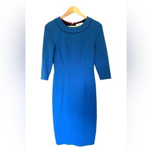 Boden Blue Women's Ottoman Dress, Size 6L
